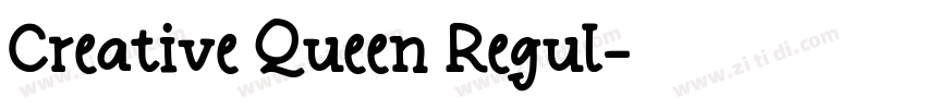 Creative Queen Regul字体转换